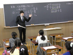 算数では入試問題にチャレンジしました