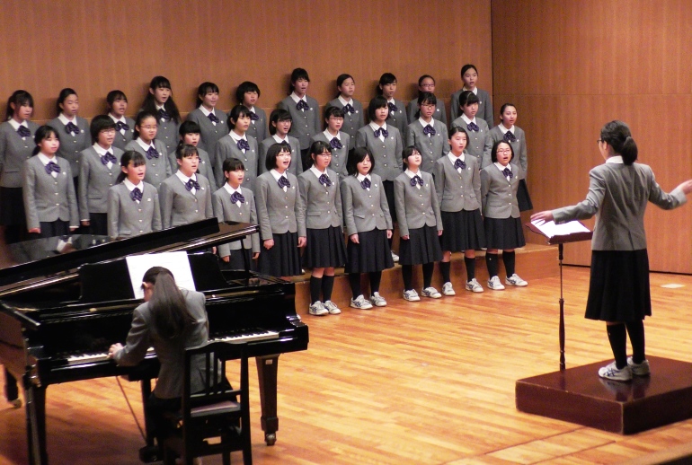中学1年~中学3年の合唱コンクールが開催されました | 跡見学園