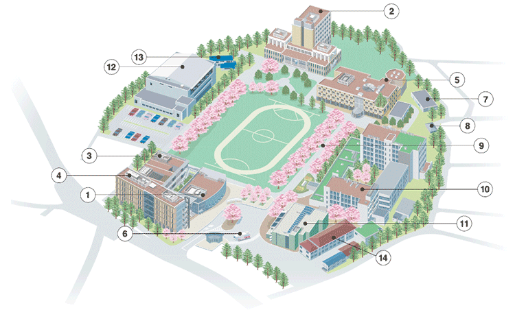 新座キャンパス 跡見学園女子大学