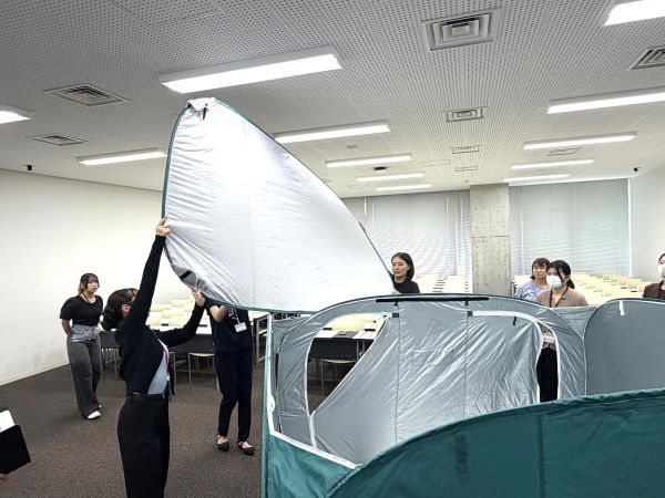 妊産婦・乳児救護所訓練を実施しました